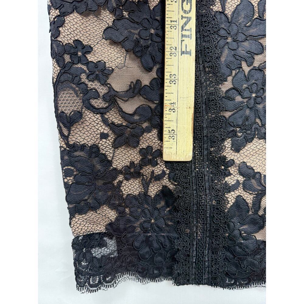 Bronx & Banco Madeleine Noir black lace embroidered midi dress NWOT Sz 6 - Picture 7 of 14